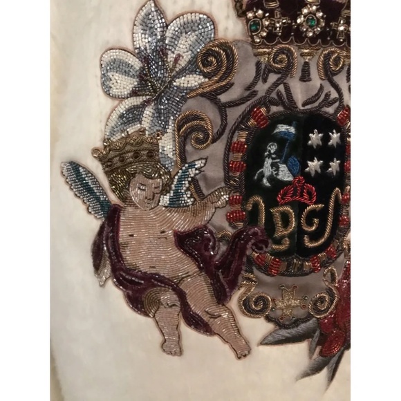 Dolce Gabbana Cashmere  Embellished Turtleneck L - Picture 3 of 6